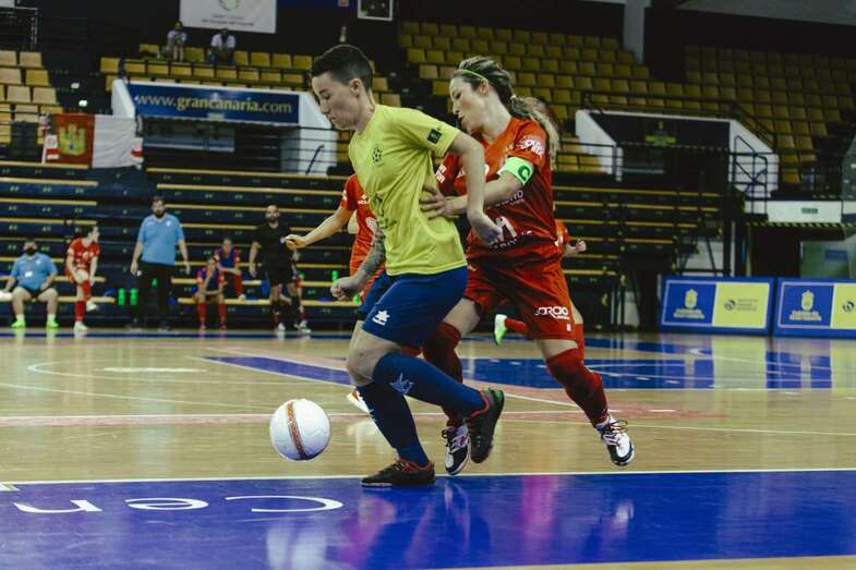 Judith Dámaso, en un partido/TA.